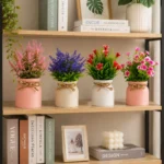 Artificial Small Plants with Pot Fake Plant for Home Living Room Bedroom Entrance Cabinet Office Tabletop Windowsill Decoration - Image 2