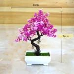 Artificial Plants Bonsai Simulated Tree Potted Fake Flowers Table Porch Potted Ornaments Home Wedding Decor Housewarming Gift - Image 13