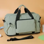 Travel Bag with Large Capacity for Short-Distance Travel, Storage Luggage Bag, Portable Lightweight Crossbody Sports and Fitness Bag for Women, Expandable and Can Be Attached to a Trolley Case - Image 8
