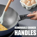 19cm Handle Cookware Set Replaceable Universal Pot Handle with Detachable Handle Suitable for Family Outdoor Camping Duo'g'n - Image 4