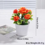 Artificial Plants Bonsai Simulated Tree Potted Fake Flowers Table Porch Potted Ornaments Home Wedding Decor Housewarming Gift - Image 15
