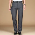 New Men's Classic Straight Leg Business Suit Pants Solid Formal Occasion Office Pants Male High Quality Baggy Trousers Plus Size - Image 4