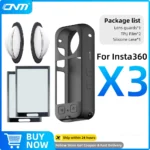 Accessories Set for Insta360 X3 X4 X5 Lens Guard Screen Protector Storage Bag Silicone Case Lens Cap Protective Frame Insta 360 - Image 22