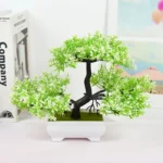Artificial Plants Bonsai Small Tree Pot Fake Plant Flowers Potted Ornaments For Home Room Table Decoration Hotel Garden Decor - Image 3