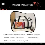 Travel Bag with Logo Large Capacity Short Distance Luggage Bag With Printed Name Custom Fitness Bag Sports Training Bag DIY - Image 2