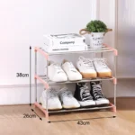 3/4 Shoe Rack Multi Layered And Space Saving Shoe Rack For Simple Household Storage And Storage Three And Four Layer Shoe Racks - Image 17