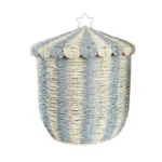 Large Laundry Basket Household Paper Based Compilation Laundry Basket Removable Bathroom Dirty Clothes Home Storage Baskets - Image 9