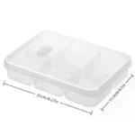 Refrigerator Food Storage Containers, Suitable For Meat And Other Food, Food-grade Airtight Containers, 2/4/6 Compartments. - Image 5