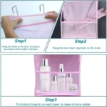 4Layer Storage Bag Foldable Hanging Organizers for Bathroom Behind Door Snacks Toys Clothes Storage Accessories Closet Organizer - Image 6