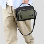 Fashion Men Crossbody Bag Single Shoulder Bags Big Capacity Storage Bag Multi-Pockets Business Crossbody Bags for Work Traveling - Image 5