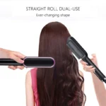Electric Hair Straightener Brush Professional Fashion Fast Heating Ceramic Hair Straightener - Image 17