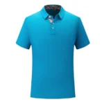 Polo shirt custom printed LOGO pattern lapel 2023 summer business leisure multi-style breathable company group diy embroidery - Image 10