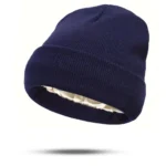 Women's Hats for Autumn&Winter-Comfortable Stylish Versatile Warm-Keeping Hairstyle-Protecting Knitted Satin Woolen Hats - Image 19