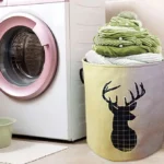 80L Laundry Baskets Hamper with Handles,Decorative Basket for Living room,Woven Storage Basket for  Blankets,Clothes-20x15.7in - Image 6