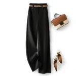 Dress Pants Work Office Long Women's Tailoring Female Trousers Casual Harajuku Slacks All Medium Y2k Streetwear Elastic One Size - Image 9