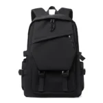 Simple solid color backpack,  travel backpack, plenty of storage space, very suitable for commuting, school, work and going out. - Image 9