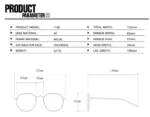 Toad Shaped Sunglasses 2025 Large Frame Fashion Trendy Sunglasses Metal UV400 Sunglasses - Image 2