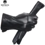 Touch Screen Leather Gloves, High-End Leather Gloves Women, Genuine Leather Winter Gloves, Keep Warm Women's Leather Gloves-2226 - Image 17