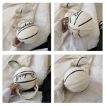 2025 Crossbody Bag New Network Red Personality Fun Pink Ins Versatile Chain Football Basketball Shoulder Bag Small Round Bag - Image 12