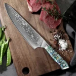 1-7 PCS Kitchen Chef Knife Set Super Sharp Japanese Damascus Steel knife Professional Meat knife Premium Kitchen cooking tools - Image 4