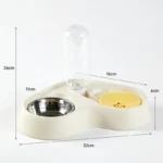 New Cat Feeder Water Bowl Water and Food All-in-one Two-in-one Pet Cat Bowl Pet Supplies - Image 8