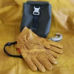 Brown Leather Work Gloves for Cutting/Motorcycle/Farm,Cowhide Work Gloves with faded effect for men - Image 18