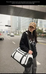 Travel Bag with Logo Large Capacity Short Distance Luggage Bag With Printed Name Custom Fitness Bag Sports Training Bag DIY - Image 17