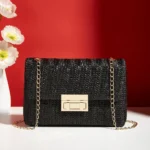 Crossbody Bag for Women Chain Strap Banquet Stylish Accessory Shoulder Bag for Day-to-Night Outfits - Image 9