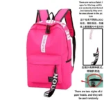 Fashion trend backpack backpack for men and women junior high school high school student bag large capacity korean version of th - Image 9