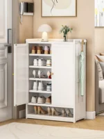 Shoe Rack  Door Small Narrow Multi-layer Simple Shoe Cabinet 2025 New E****mical Space-saving Storage Artifact