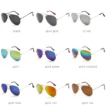 Trendy and Fashionable Aviator Sunglasses, Personalized Sunglasses, Men's and Women's Street Style Sunglasses, Retro Sunglasses, - Image 21