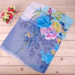 New Peony Flower Women's Printed Chiffon Long Scarves Wholesale Yiwu Autumn and Winter Scarves Small Scarves - Image 25
