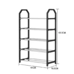 A Simple 4-layer/5-layer Shoe Rack With Armrests For Easy Access,Multifunctional Storage Rack,Saving Space For Storage - Image 13