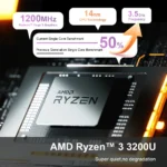 Ninkear YBOOK15 2 in 1 Laptop AMD Ryzen™ 3 3200U 15.6' 360° Flip FHD IPS Touchscreen 16G+512GB SSD  Backlit Keyboard Windows 11 - Image 3