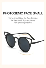 Cat Ear Fashion Sunglasses, Retro Cute Framed Color Sunglasses, Men's and Women's Sunglasses - Image 11