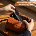 Hair Straightening Brush Portable Home Negative Ion Straightener with Multi-Heat Settings 3-Temp Ceramic Damage-Free Styling - Image 16