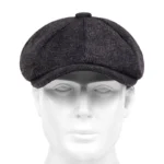Retro Newsboy Caps Men British Painters Hats Autumn Winter Berets Herringbone Flat Cap Hip Hop Berets - Image 13