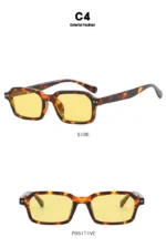 Women's Square Sunglasses 2024 New Sunglasses Fashion Sunglasses Street Photography Sunglasses Trendy Fashion - Image 21