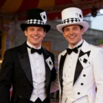 Top Hats for Men Playing Card Pattern Magician Costume Accessory Novelty Felt Hat For Stage Shows Cosplay Parties School Plays - Image 14