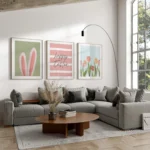 Easter Ribbit Wall Art | Easter Decorations | Happy Easter Sign | Easter Egg Art | Spring Wall Art | Easter Art Bunny Wall Art - Image 4