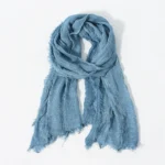 2025 New men's Scarf Vertical Stripe Scarves Light Weight Head Scarves Fashion Fringe Scarves - Image 3