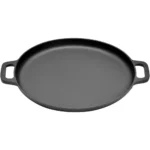Round Cast Iron Frying Pan Double Handle Grill Pancake Pizza Pan Multipurpose Cooking Pan for BBQ Camping Kitchen Supplies - Image 7