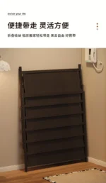 Display Foldable Shoe Racks Organizer Cabinet Portable Luxury Shoe Racks European Shelf Meuble Chausssure Home Furniture - Image 22