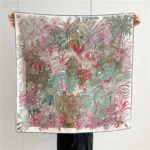 100% Real Silk Scarf Neckerchief 90 Silk Scarf Wraps Foulard Womens Fashion Scarves for OL - Image 8