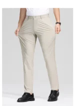 New Men's Business Office Party Suit Pants Spring Summer  Loose Ice Silk Breathable Pants Casual Trousers Male Straight Pants - Image 32