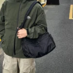 Outdoor Portable Crossbody Bags for Men and Women Commuter Waterproof Youth Shoulder Bag Solid Color Lightweight Female Tote - Image 3