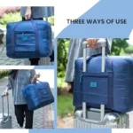Travel Duffel Bag Lightweight Foldable Unisex Tote Carry On Luggage Weekender Overnight Stays Suitcase Organiser 20L Large Bags - Image 2
