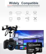 Cloudisk Micro SD Memory Card U3 128GB 64GB 32GB 256GB V30 C10 16GB 8GB 4GB 2GB 1GB A1 Microsd Cards For Phone Tablet - Image 19