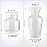 Glass Vase Transparent Flower Vase Flowers Bottle Hydroponics Plant Flower Vases Wedding Desktop Home Decor Florero Mother's Day - Image 10