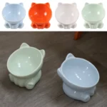 Supplies Drinking Eating Puppy Kitten Protection Cervical Pet Supplies Water Feeder Container Pet Feeding Bowl Cat Food Bowl - Image 17